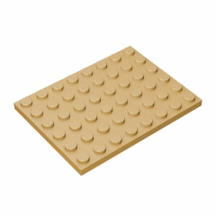 GOBRICKS GDS-524 Plate 6 x 8 - YWOBB