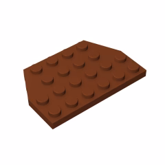 GOBRICKS GDS-704  Plate 4 x 6 Cut Corners - YWOBB