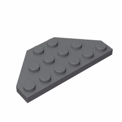GOBRICKS GDS-703  Plate 3 x 6 Cut Corners - YWOBB