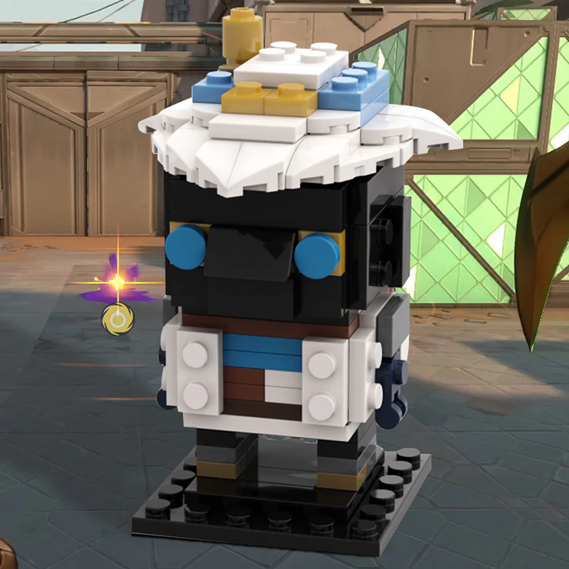 GOBRICKS MOC 116271 VALORANT Cypher Brickheadz - YWOBB