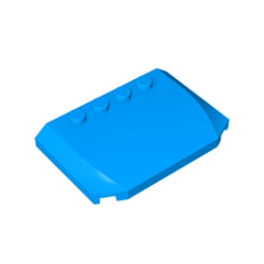 GOBRICKS GDS-1302 Wedge 4 x 6 x 2/3 Triple Curved - YWOBB