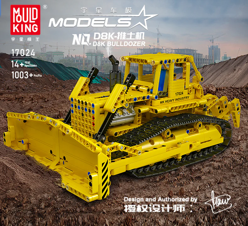 Mould King 17024  D8K BULLDOZER - YWOBB