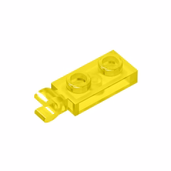 GOBRICKS GDS-817  Modified 1 x 2 with Clip on End - YWOBB