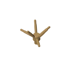 GOBRICKS GDS-1442 Plant Flower Stem with Bar and 6 Stems - YWOBB