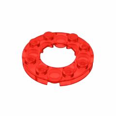 GOBRICKS GDS-842  Round 4 x 4 with 2 x 2 Round Open Center - YWOBB