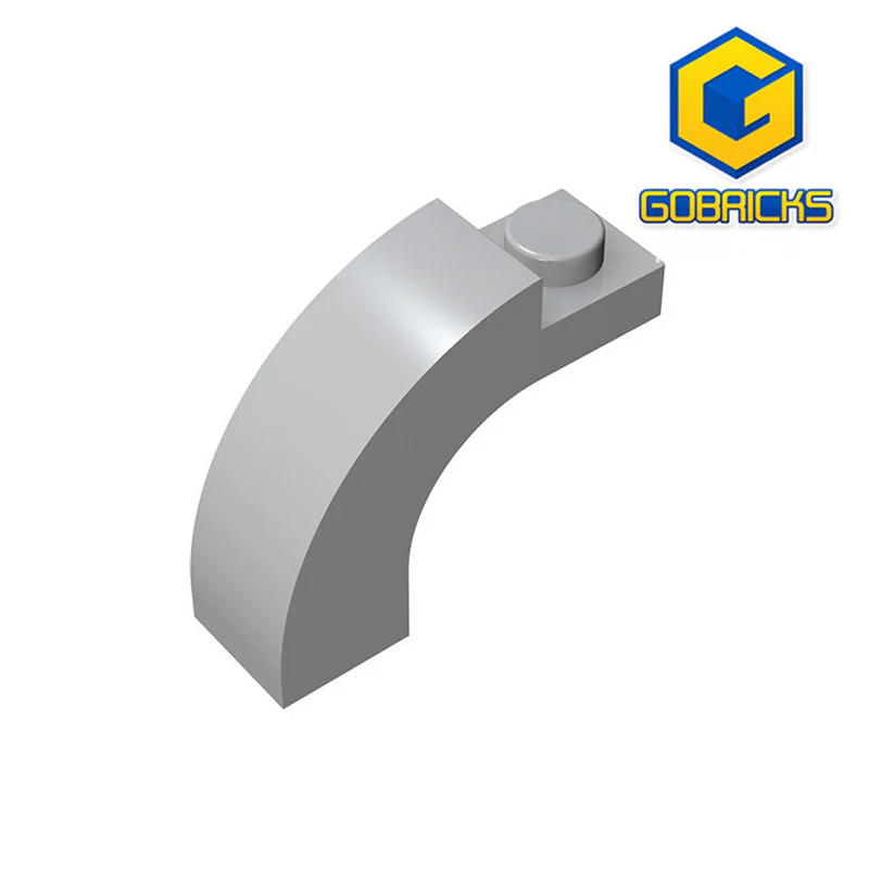 GOBRICKS GDS-719  Arch 1 x 3 x 2 Curved Top - YWOBB