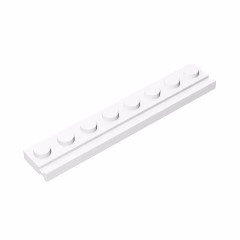 GOBRICKS GDS-1235 Modified 1 x 8 with Door Rail - YWOBB