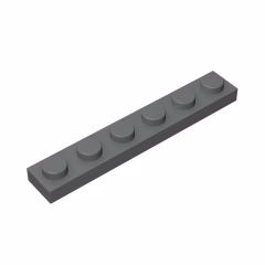 GOBRICKS GDS-505 Plate 1 x 6 - YWOBB