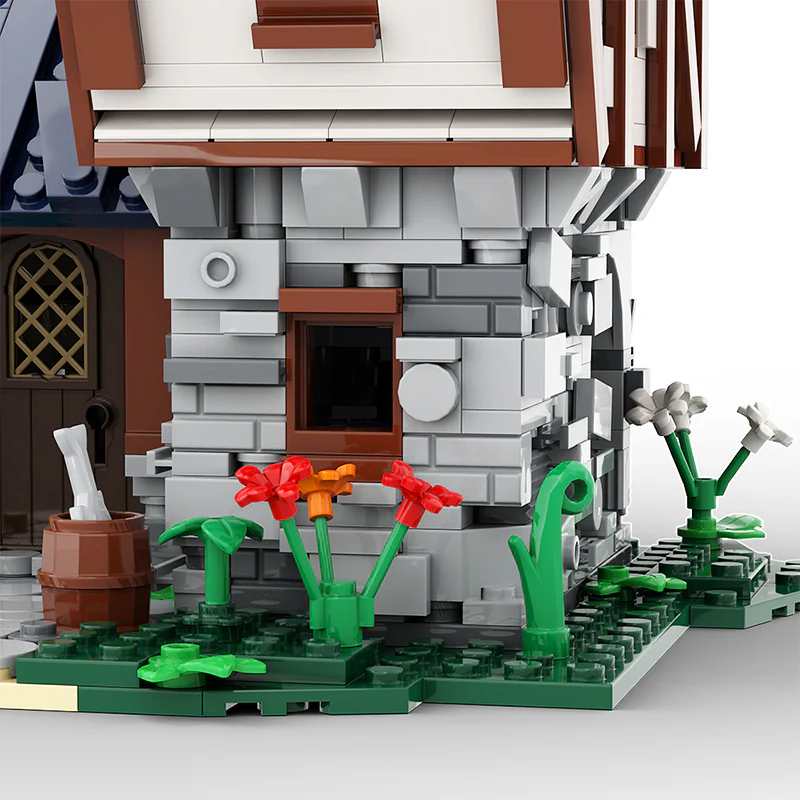 GOBRICKS MOC A0822 Farm Cottage - YWOBB