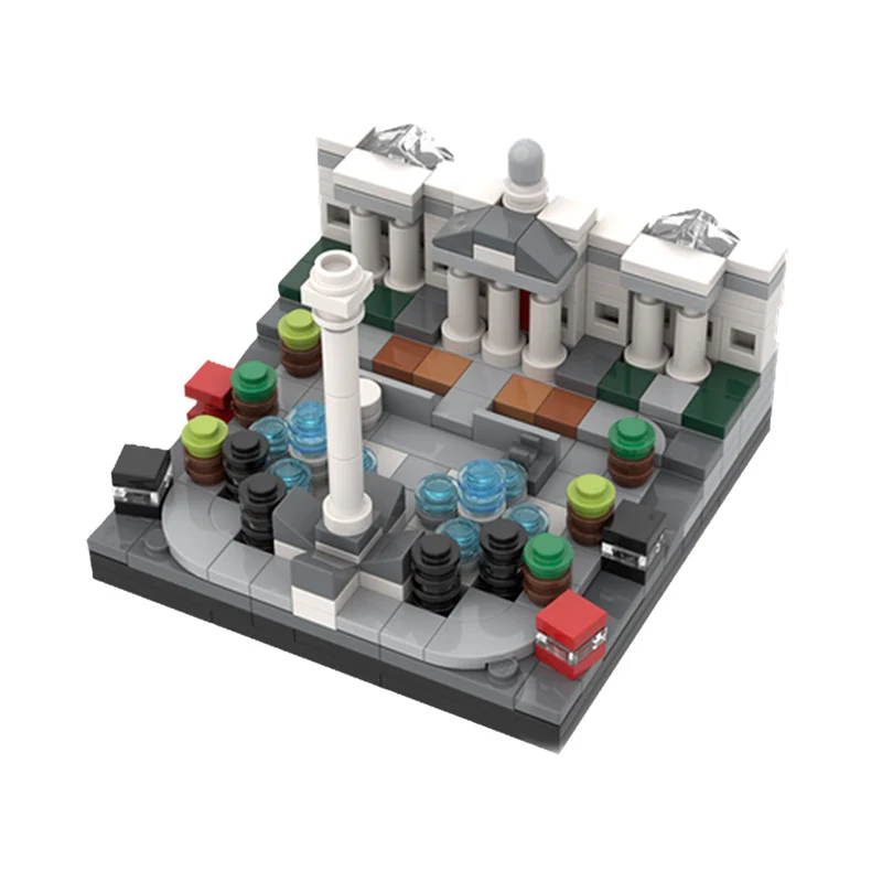 GOBRICKS MOC 149389 Trafalgar Square - YWOBB