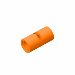 GOBRICKS GDS-887 Pin Connector Round 2L with Slot - YWOBB