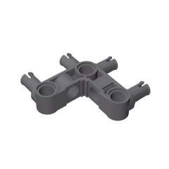 GOBRICKS GDS-1005 Pin Connector Perpendicular 3 x 3 Bent with 4 Pins - YWOBB