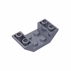 GOBRICKS GDS-683 Inverted 45 4 x 2 Double with 2 x 2 Cutout - YWOBB