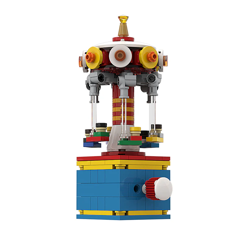 GOBRICKS MOC A0159 swivel flying chair - YWOBB