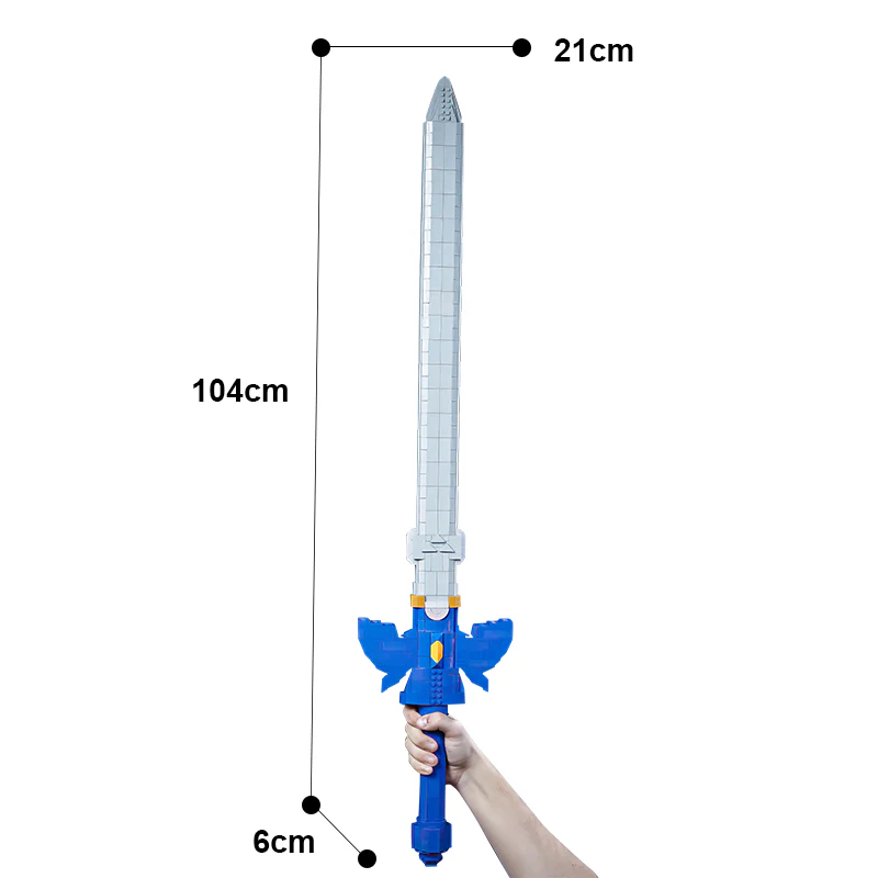GOBRICKS MOC A0080 Zelda Master Sword - YWOBB