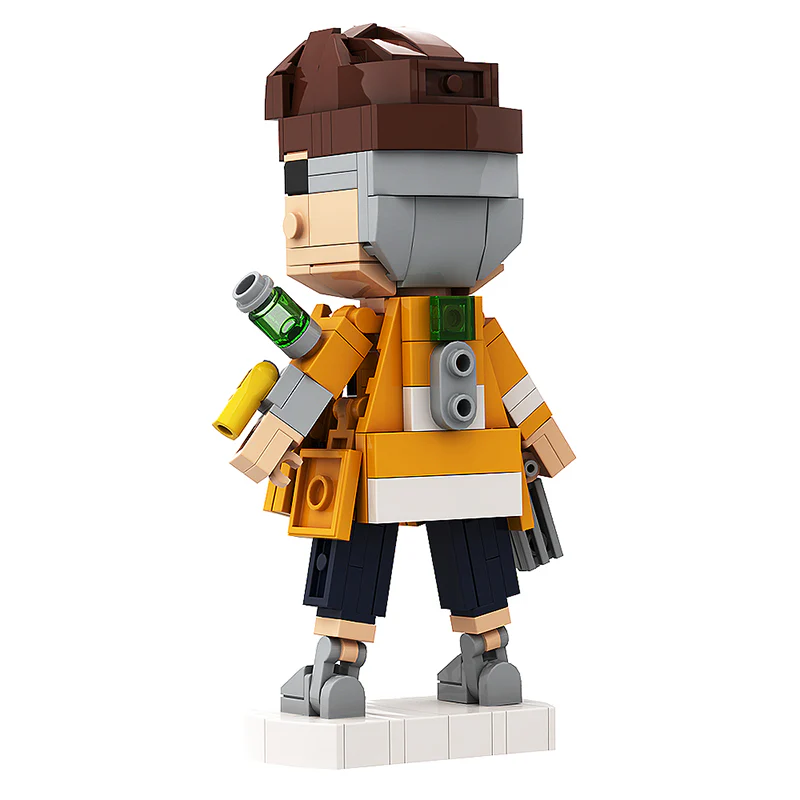 GOBRICKS MOC A0524 cyberpunk david - YWOBB