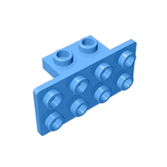 GOBRICKS GDS-639 Bracket 1 x 2 - 2 x 4 - YWOBB