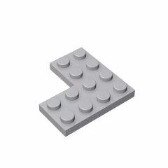 GOBRICKS GDS-696 Plate 4 x 4 Corner - YWOBB