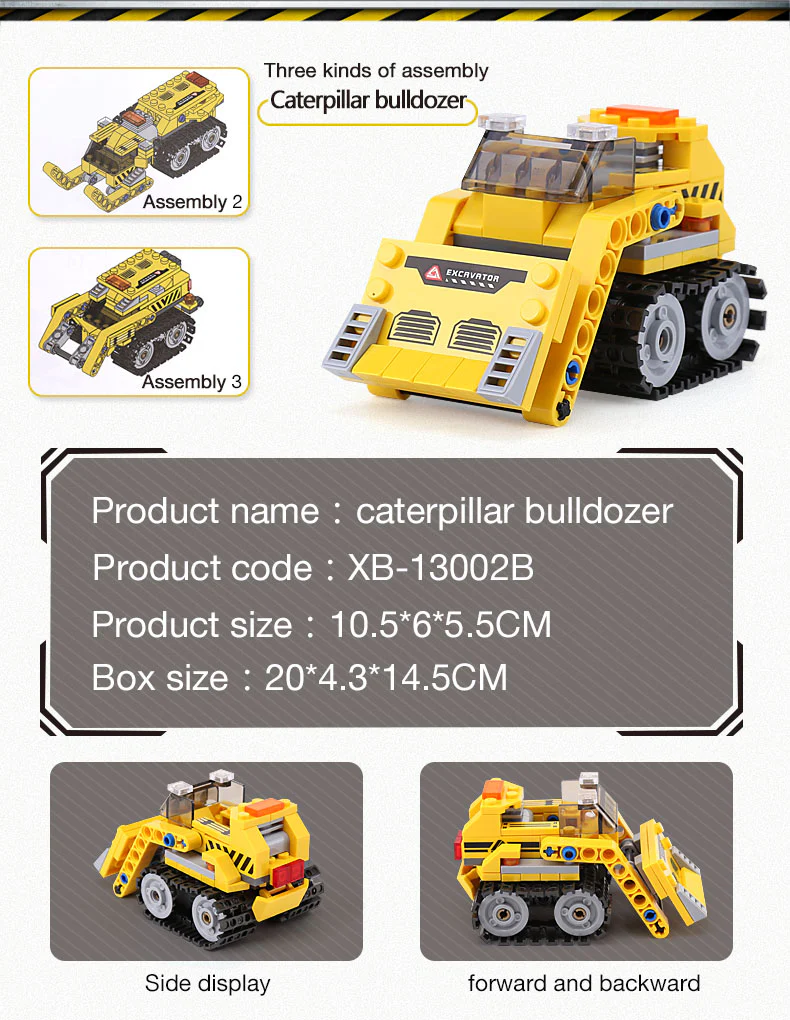 XINGBAO XB-13002 8 IN 1 The Giant Excavator - YWOBB