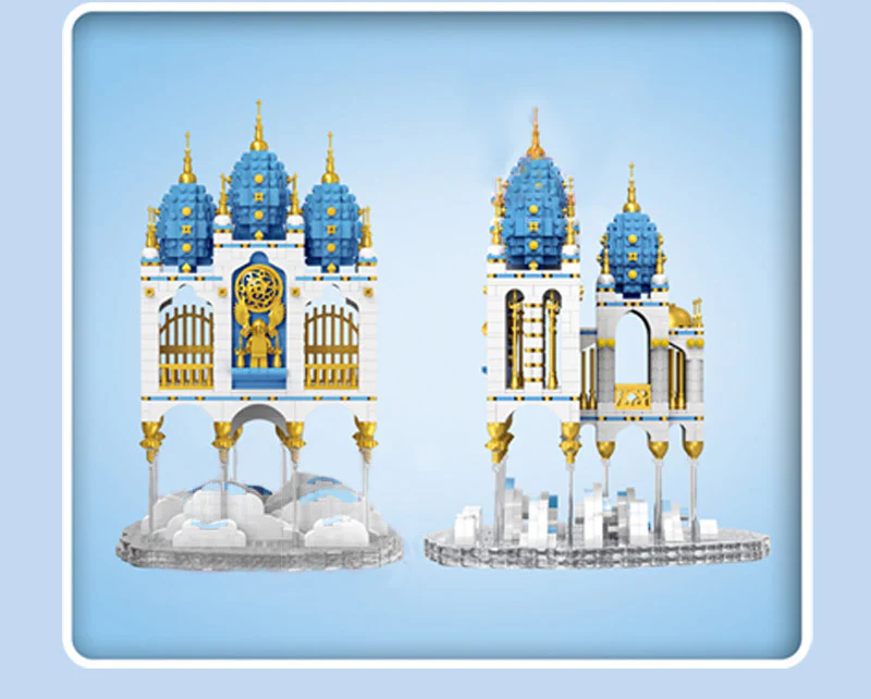 Mould King 16015 Sky Castle with LED lights - YWOBB