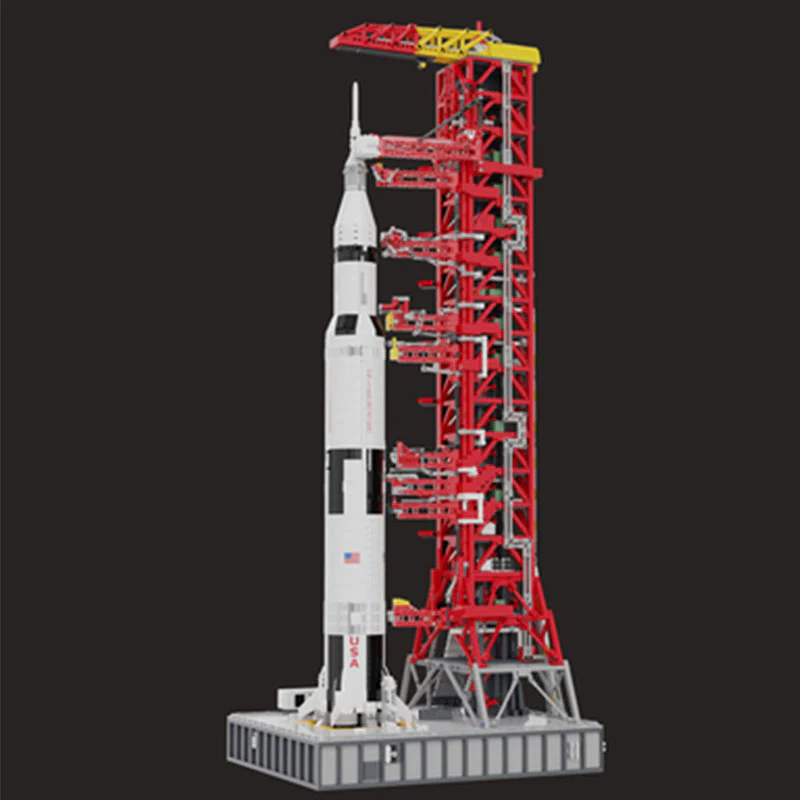 MOC Apollo Saturn V Launch Umbilical Tower - YWOBB
