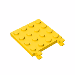 GOBRICKS GDS-758 Modified 4 x 4 with 2 Open O Clips - YWOBB