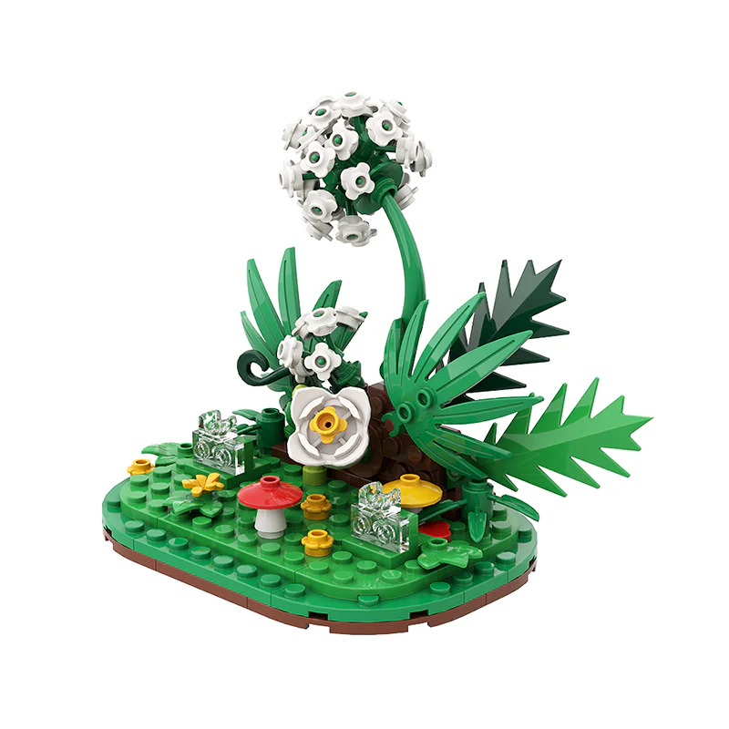 GOBRICKS MOC A1041Y03 Two people in a row-base - YWOBB