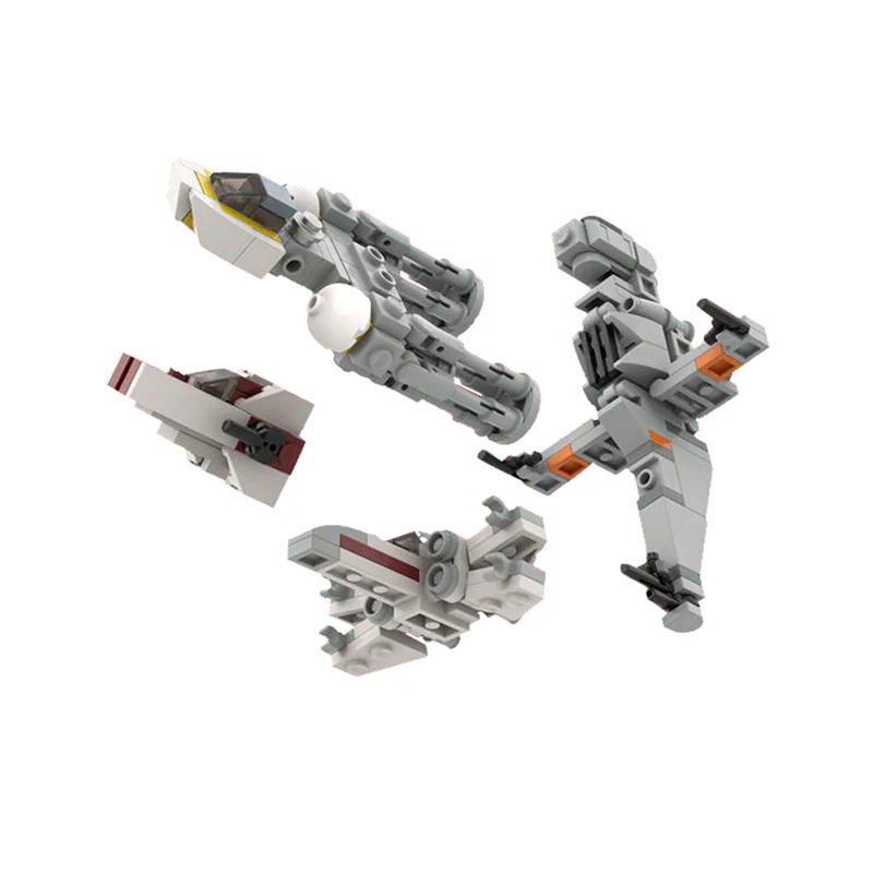 GOBRICKS MOC 32286 Micro Rebel Starfighters - YWOBB