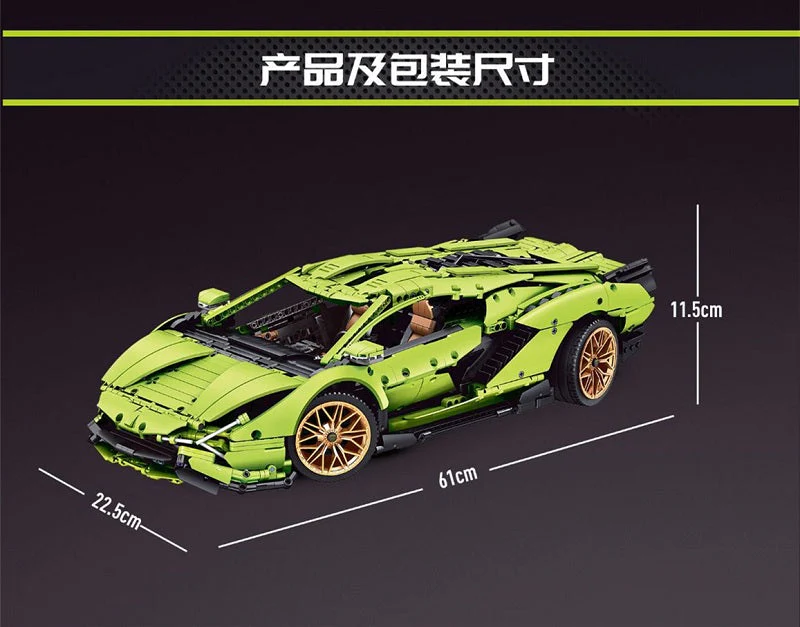 Mould King 13057S RC 1:8 Linbaoginni Sierne OVP EU Warehouse Version - YWOBB