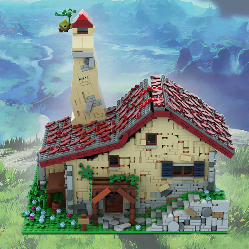 GOBRICKS MOC 129936 Link's House - The Legend Of Zelda Breath Of The Wild - YWOBB