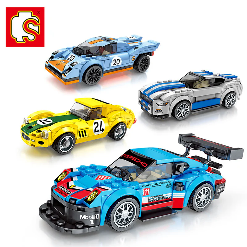 SEMBO 607017-607020 Mini racing cars - YWOBB