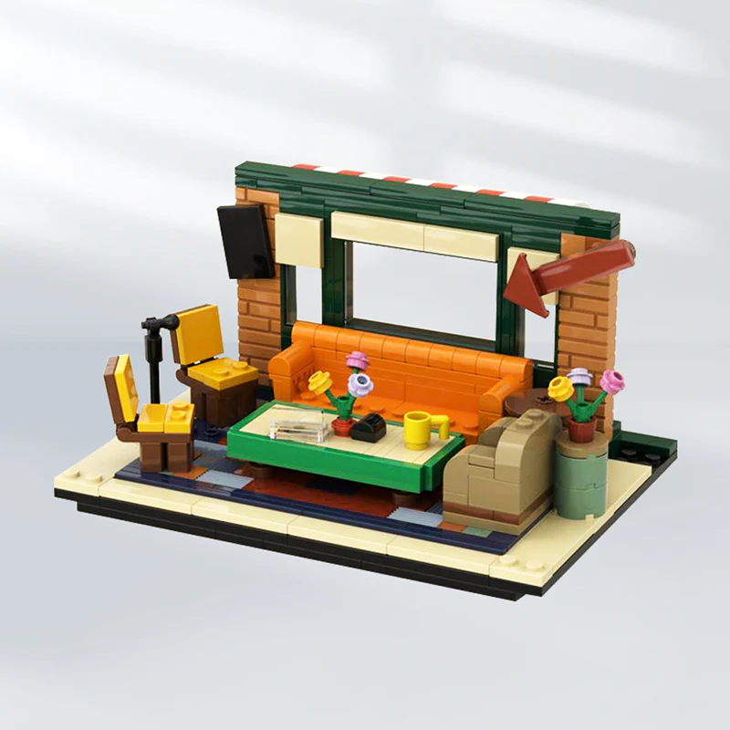 GOBRICKS MOC 138270 FRIENDS - Smaller display - YWOBB