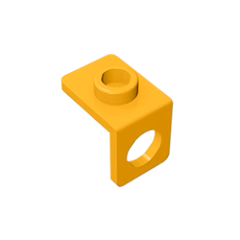 GOBRICKS GDS-1165 Minifigure Neck Bracket with Back Stud - Thin Back Wall - YWOBB