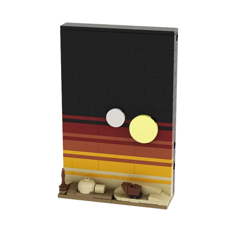 GOBRICKS MOC 149666 Postcard From Tatooine - YWOBB