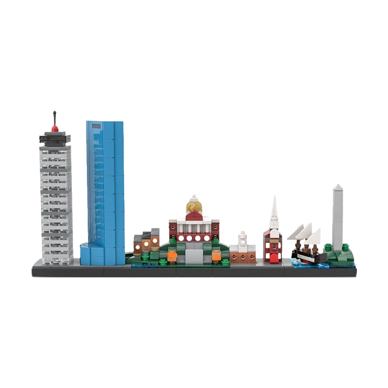 MOC 83515 Boston Skyline - City Skyline - YWOBB