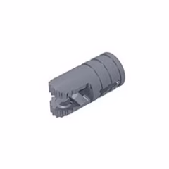 GOBRICKS GDS-1219 Hinge Cylinder 1 x 2 Locking with 2 Fingers, 9 Teeth and Axle Hole on Ends with Slots - YWOBB