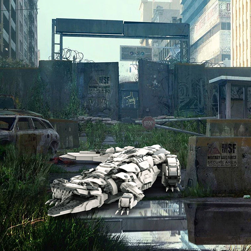 MOC C9255 Mechanical Crocodile - YWOBB