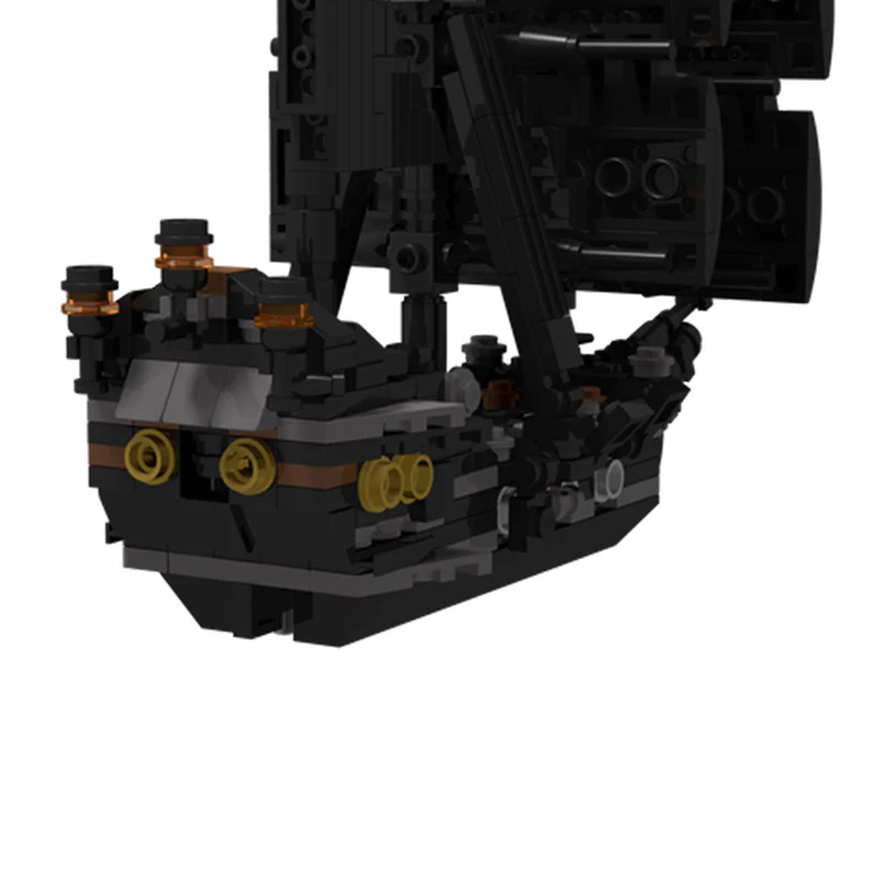 GOBRICKS MOC 145843 Mini The Black Pearl - YWOBB