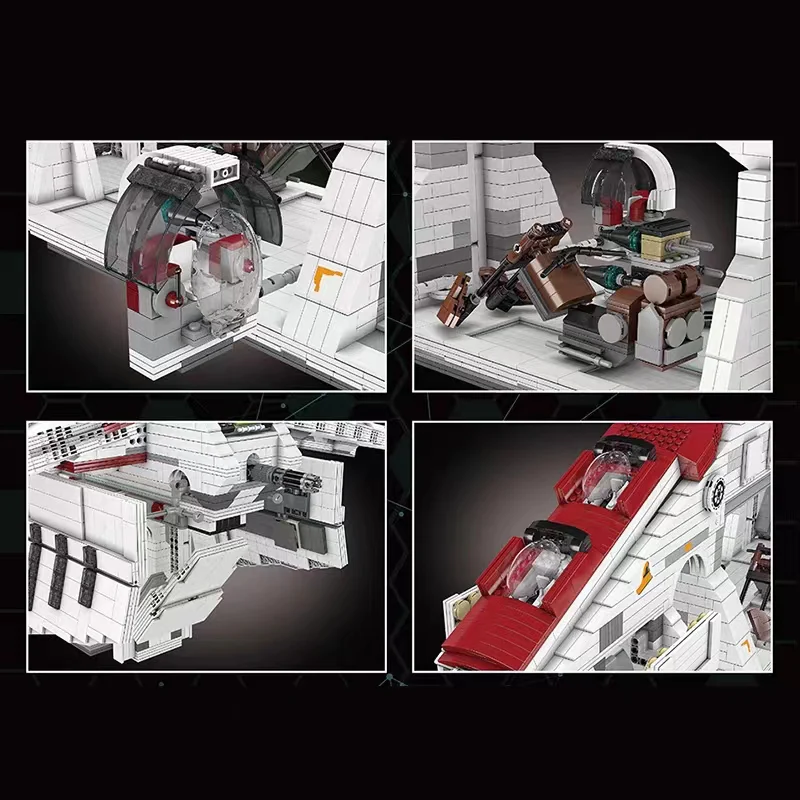 Mould King 21066 UCS Republic Gunship - YWOBB