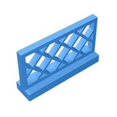 GOBRICKS GDS-882 Fence 1 x 4 x 2 - YWOBB