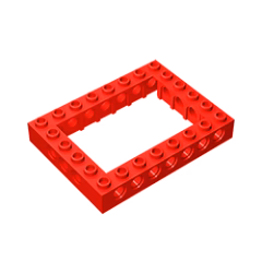 GOBRICKS GDS-974 Brick 6 x 8 Open Center - YWOBB