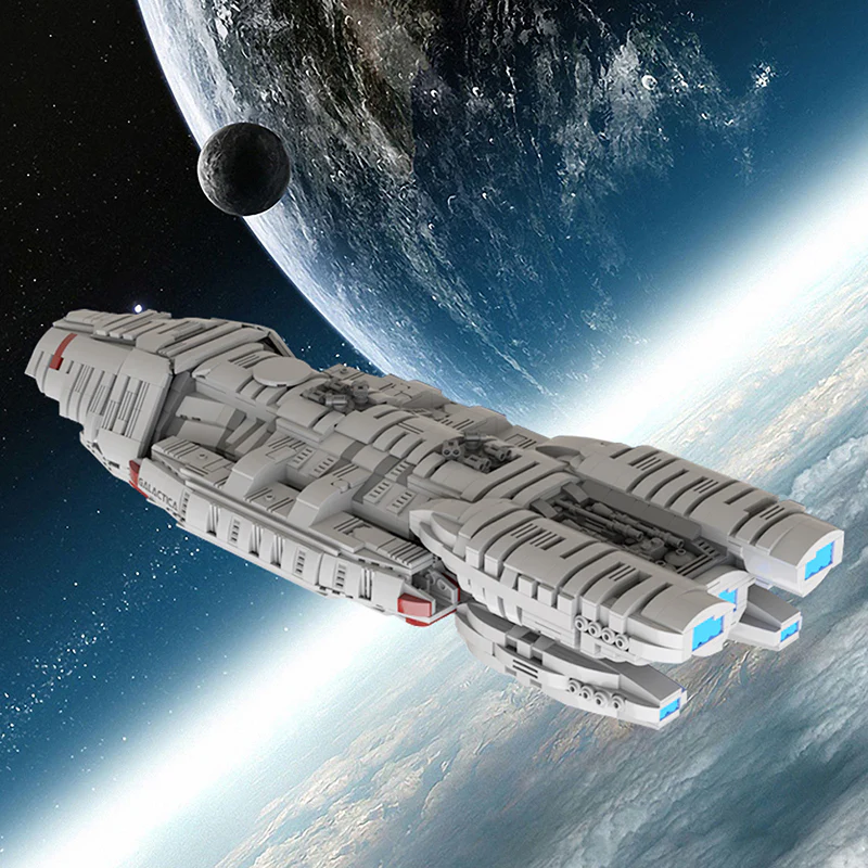 GOBRICKS MOC 57856 Battlestar Galactica - UCS Scale - YWOBB
