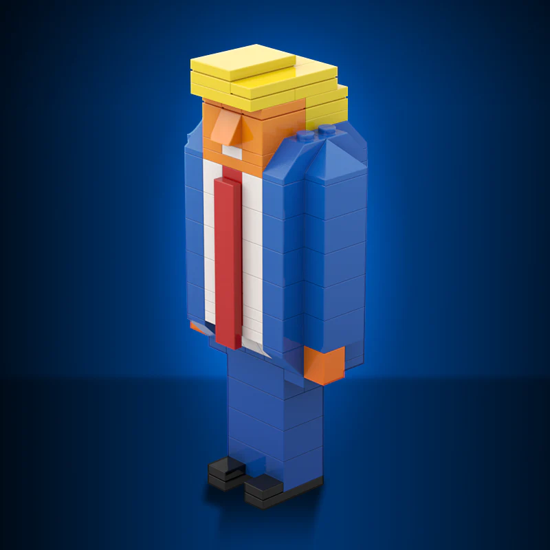 GOBRICKS MOC 185294 Donald Trump - YWOBB
