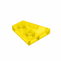 GOBRICKS GDS-560 Plate 2 x 2 Right - YWOBB