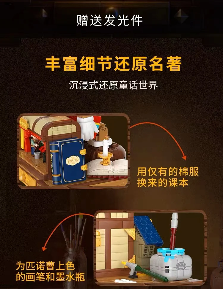 Wekki 506186 Fairy Tale Town Pinocchio - YWOBB