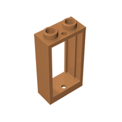 GOBRICKS GDS-782 Window 1 x 2 x 3 Flat Front - YWOBB