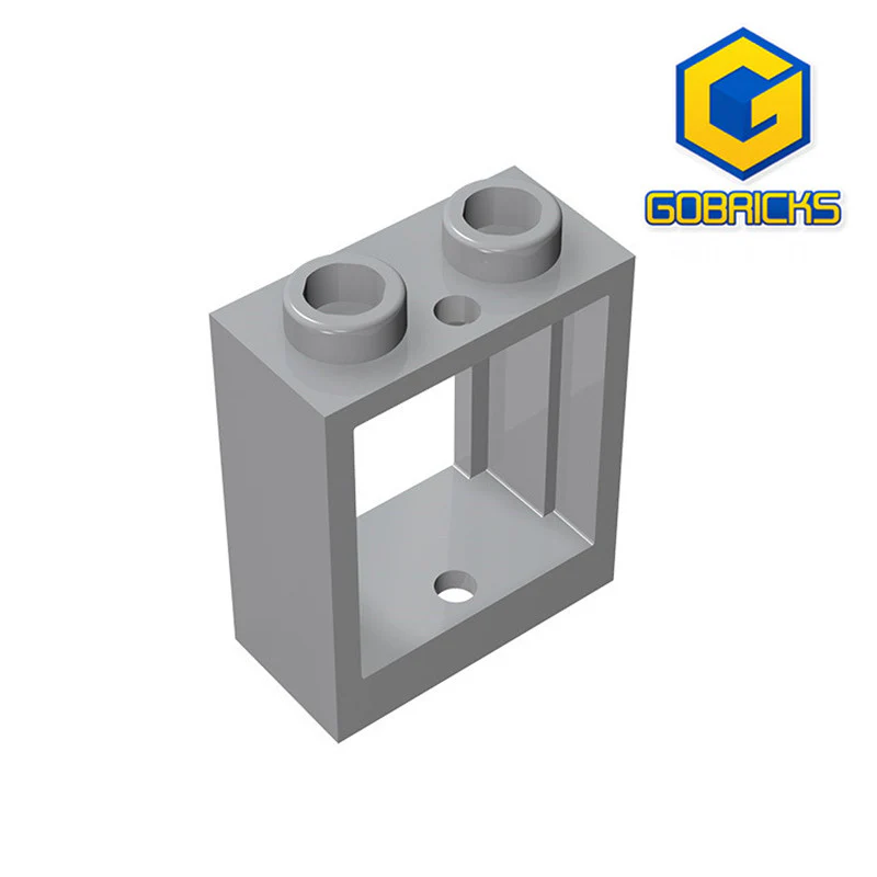 GOBRICKS GDS-783 Window 1 x 2 x 2 Flat Front - YWOBB