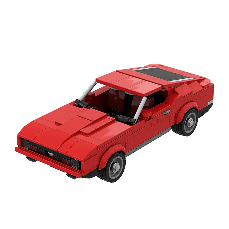 GOBRICKS MOC 138347 1971 Ford Mustang Mach 1 - YWOBB