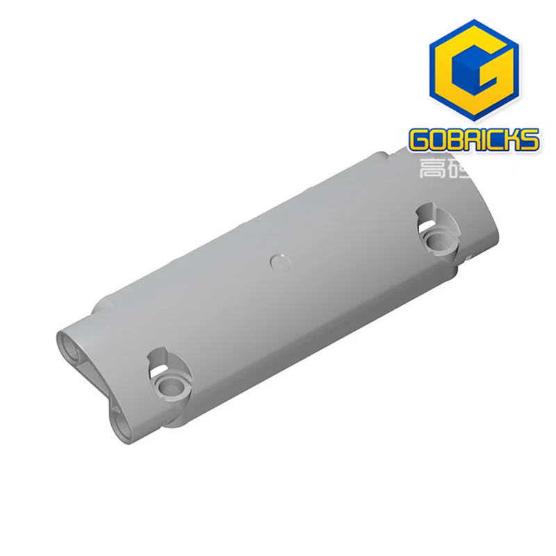 GOBRICKS GDS-1010 Panel Curved 11 x 3 with 2 Pin Holes through Panel Surface - YWOBB