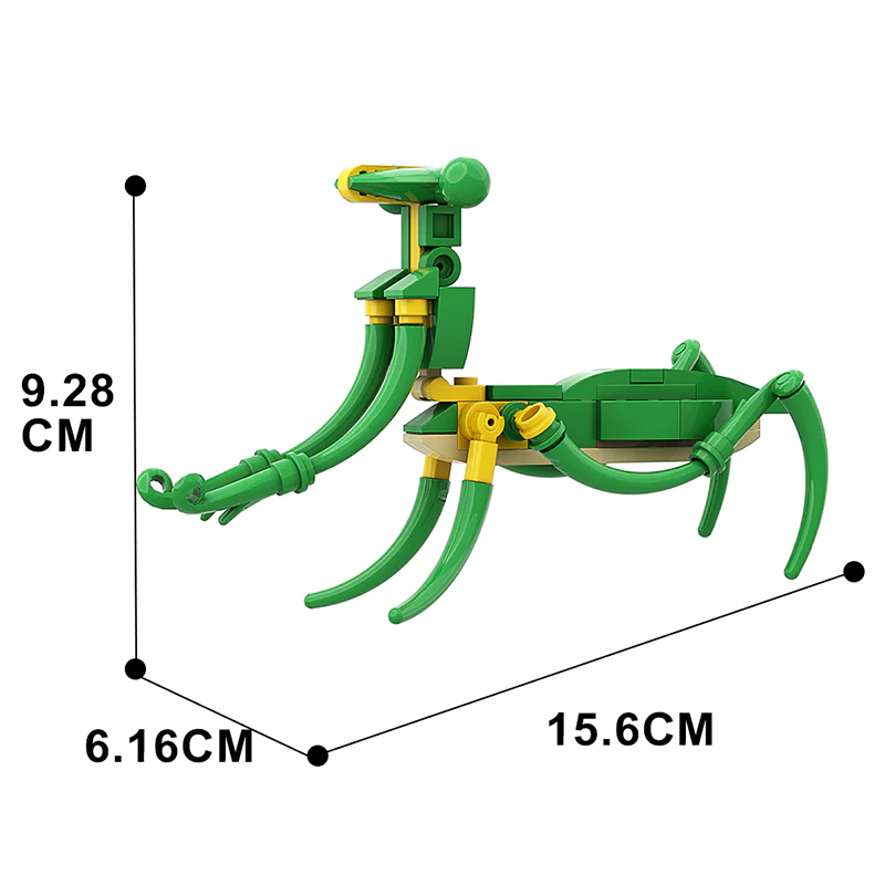 GOBRICKS MOC A0185 Praying mantis - YWOBB
